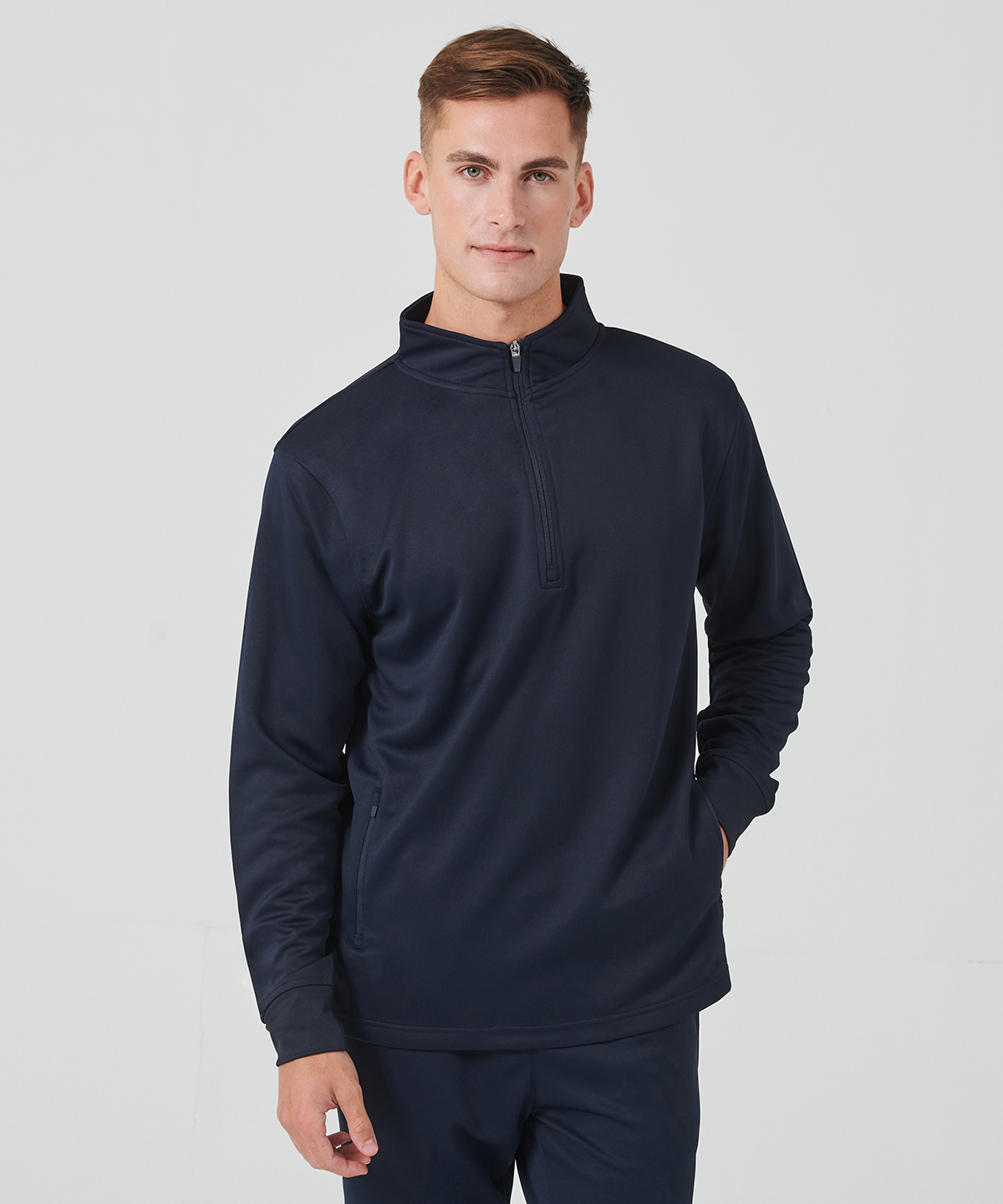 ¼-tracksuit top