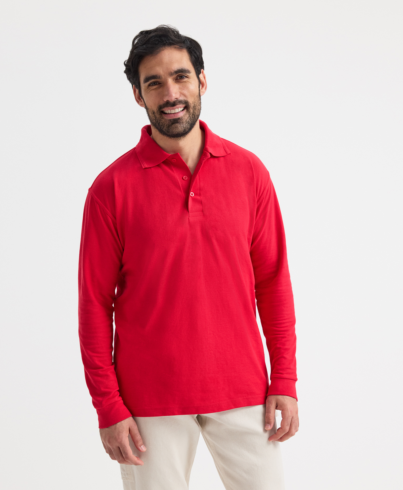 Longsleeve classic poloshirt