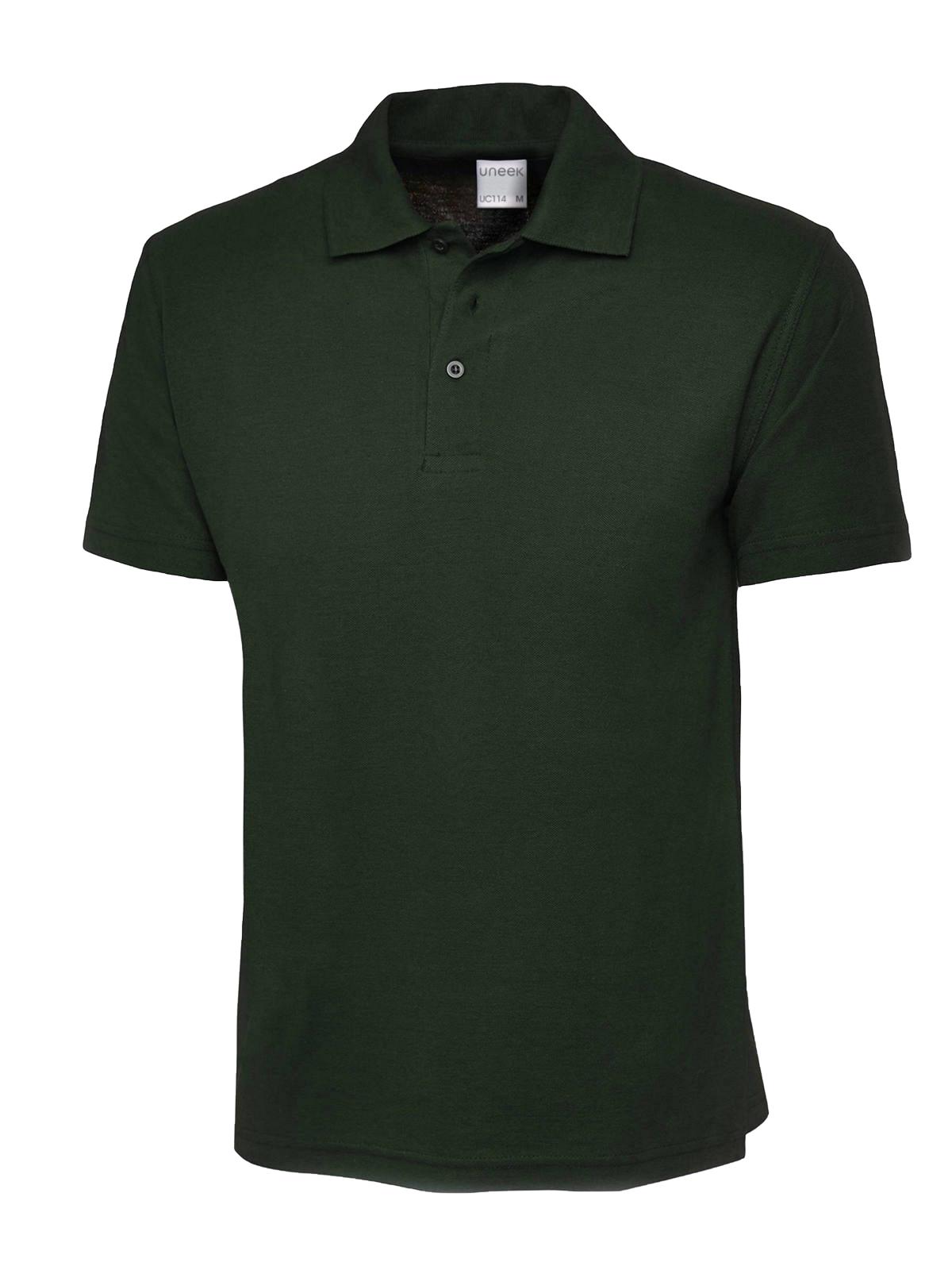 Mens active cotton poloshirt
