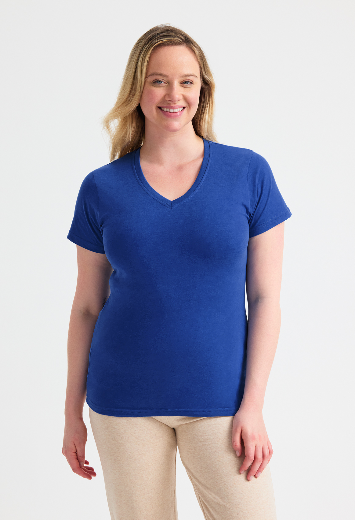Ladies classic v-neck t-shirt