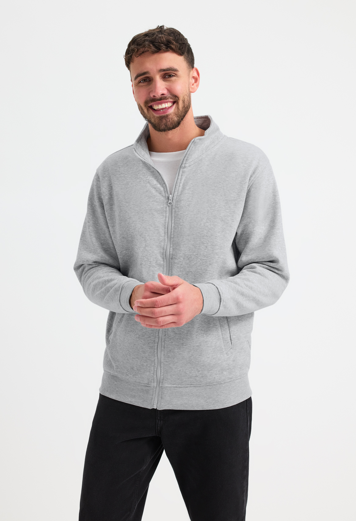 Deluxe unisex sweat jacket