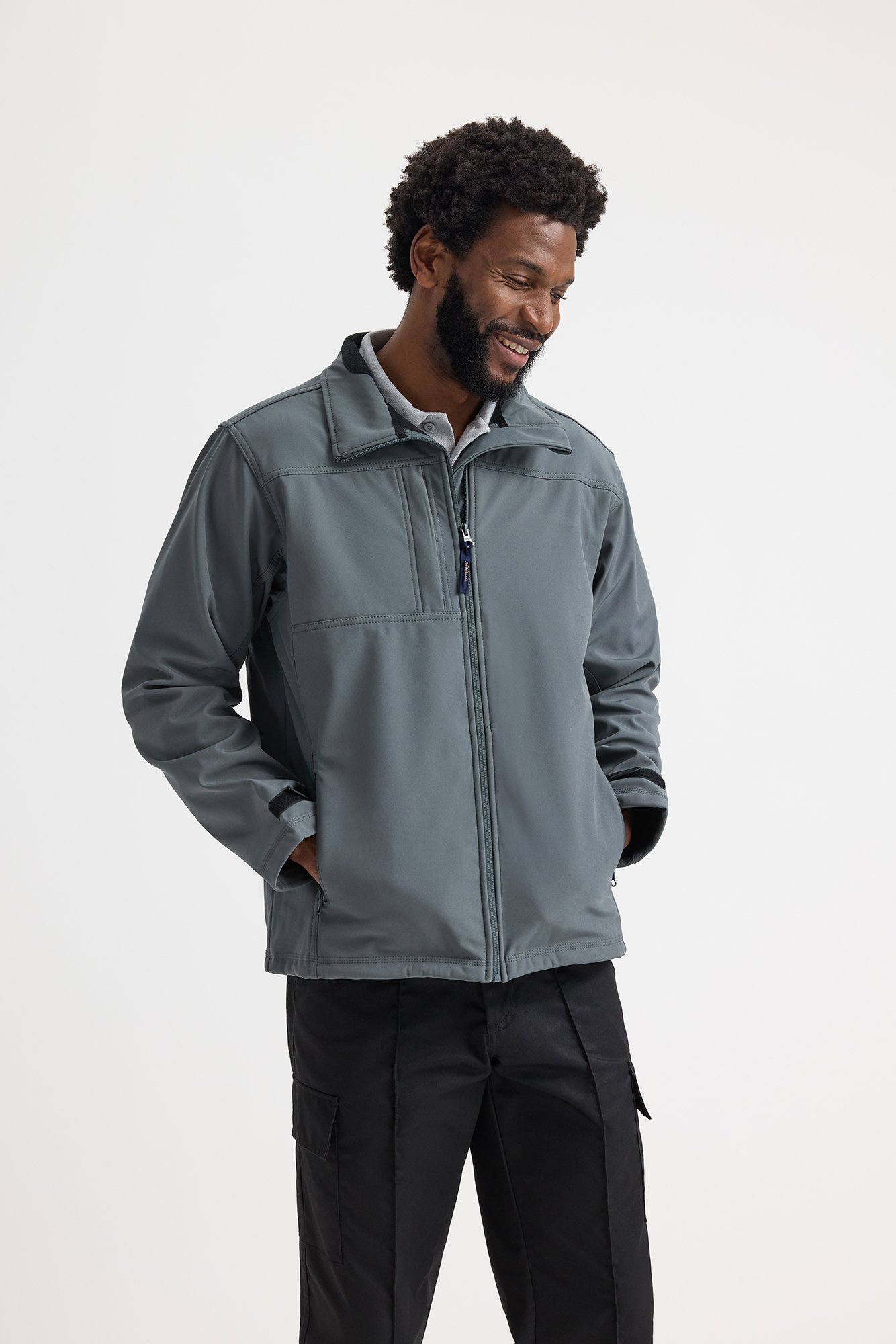 Deluxe full zip soft shell jacket