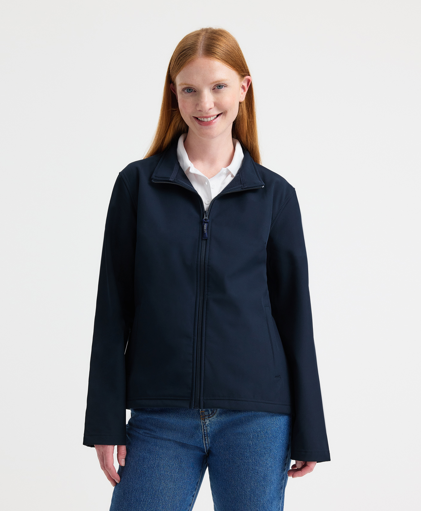 Ladies classic full zip soft shell jacket