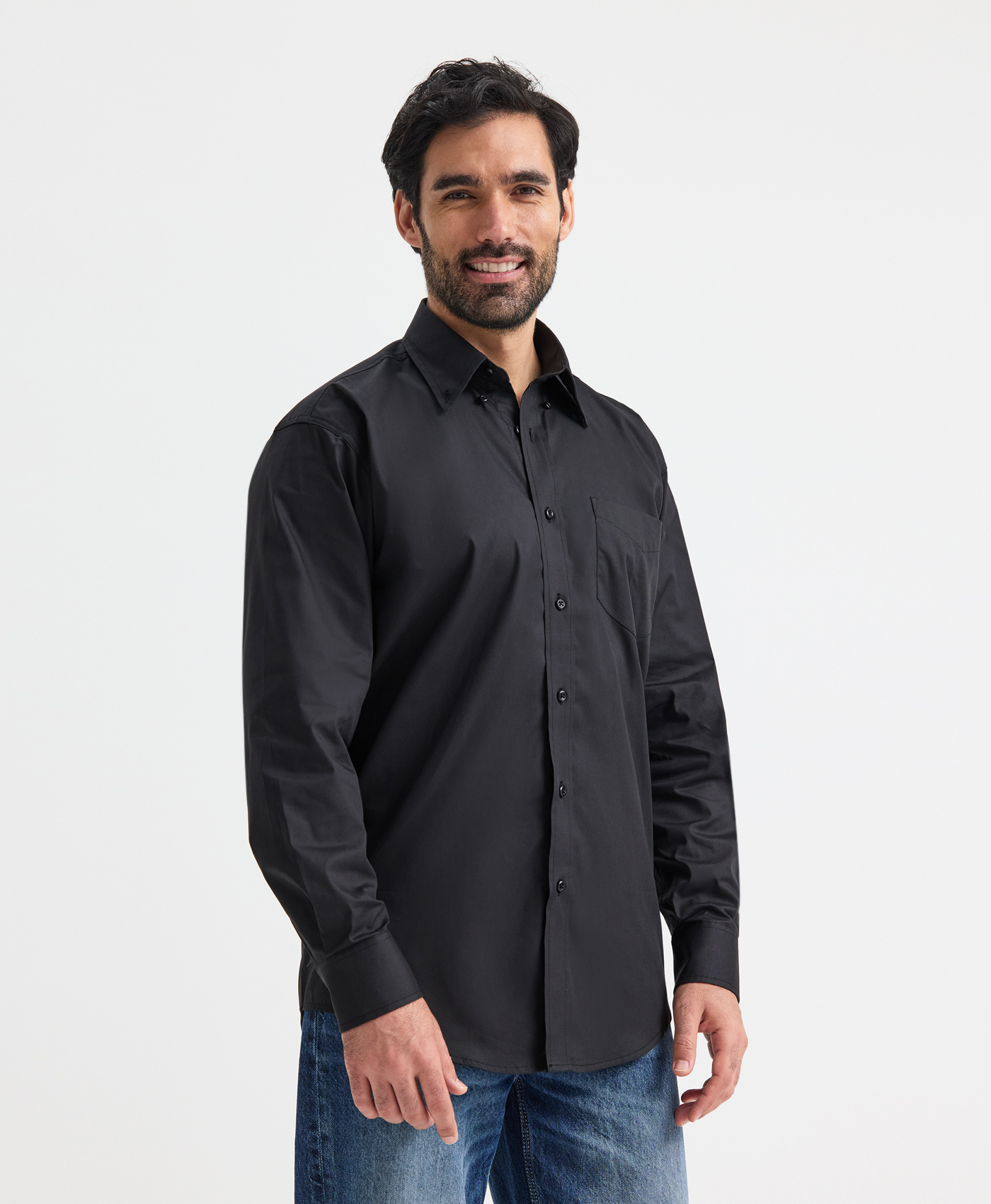 Mens pinpoint oxford full sleeve shirt