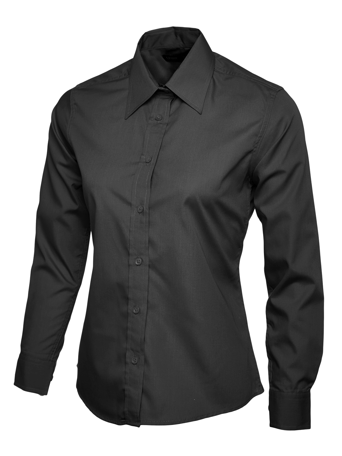 Ladies poplin full sleeve shirt
