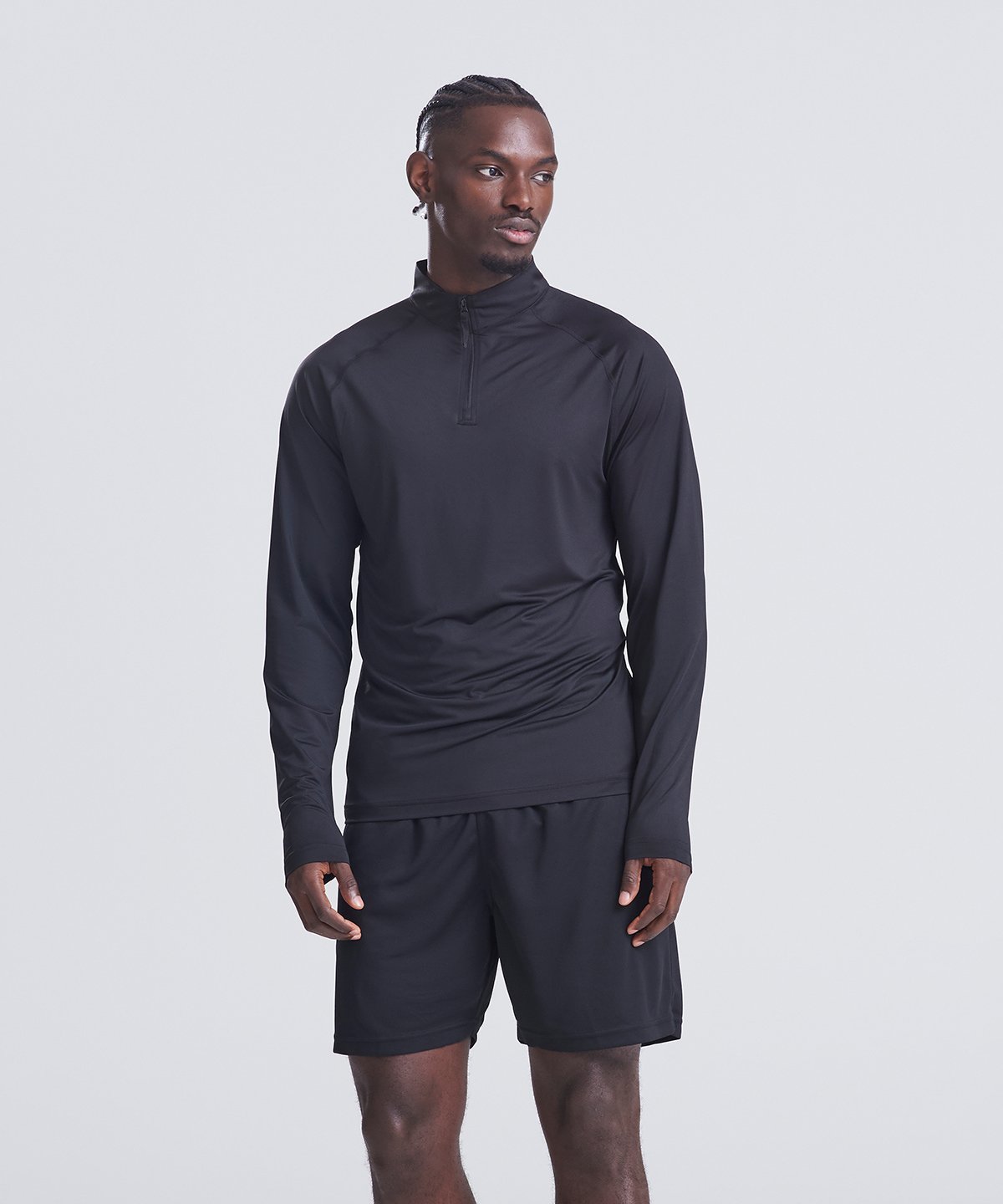 Lightweight active 1/4-zip