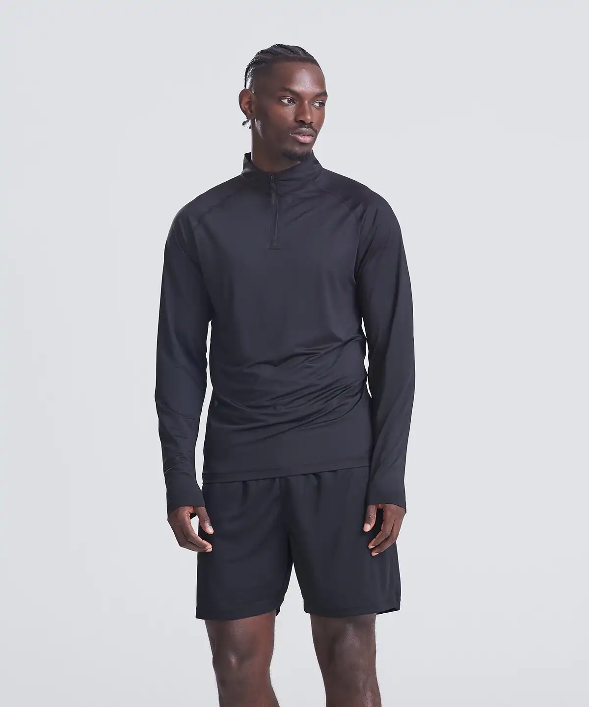 Lightweight active 1/4-zip