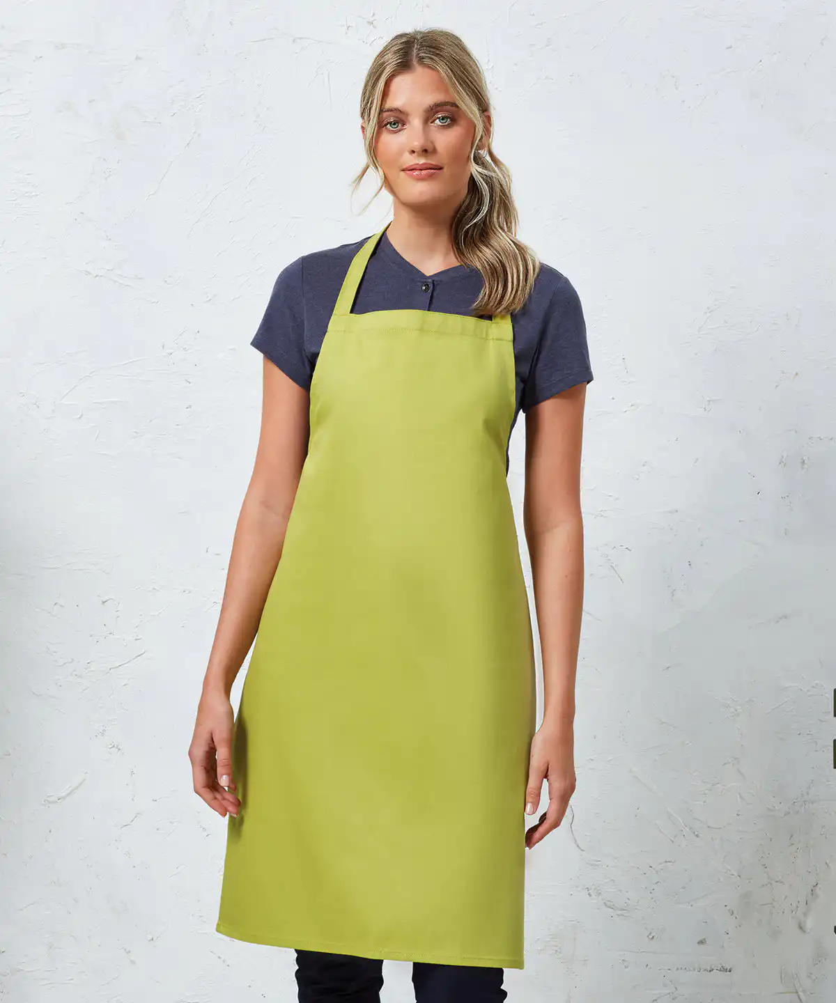 100% organic cotton bib apron