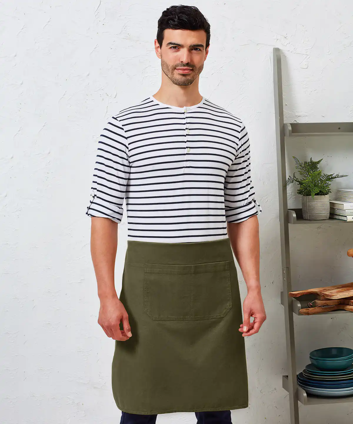 ‘artisan’s choice’ double-pocket canvas apron