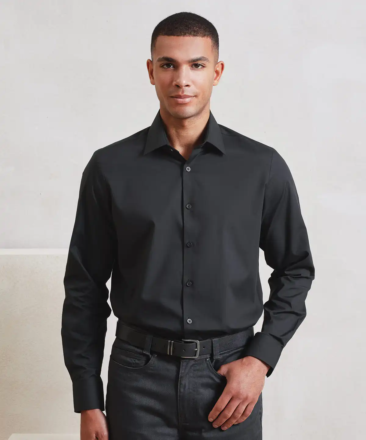 Long sleeve ‘recyclight’ poplin shirt