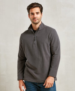 Unisex ‘recyclight’ 1/4 zip microfleece