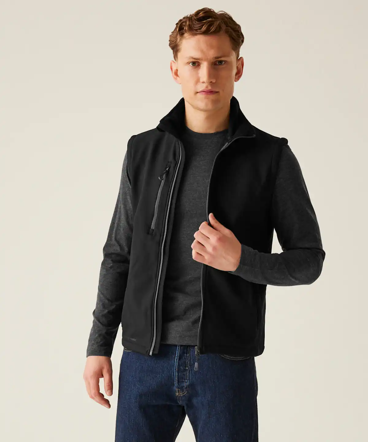 Honestly made recycled softshell bodywarmer