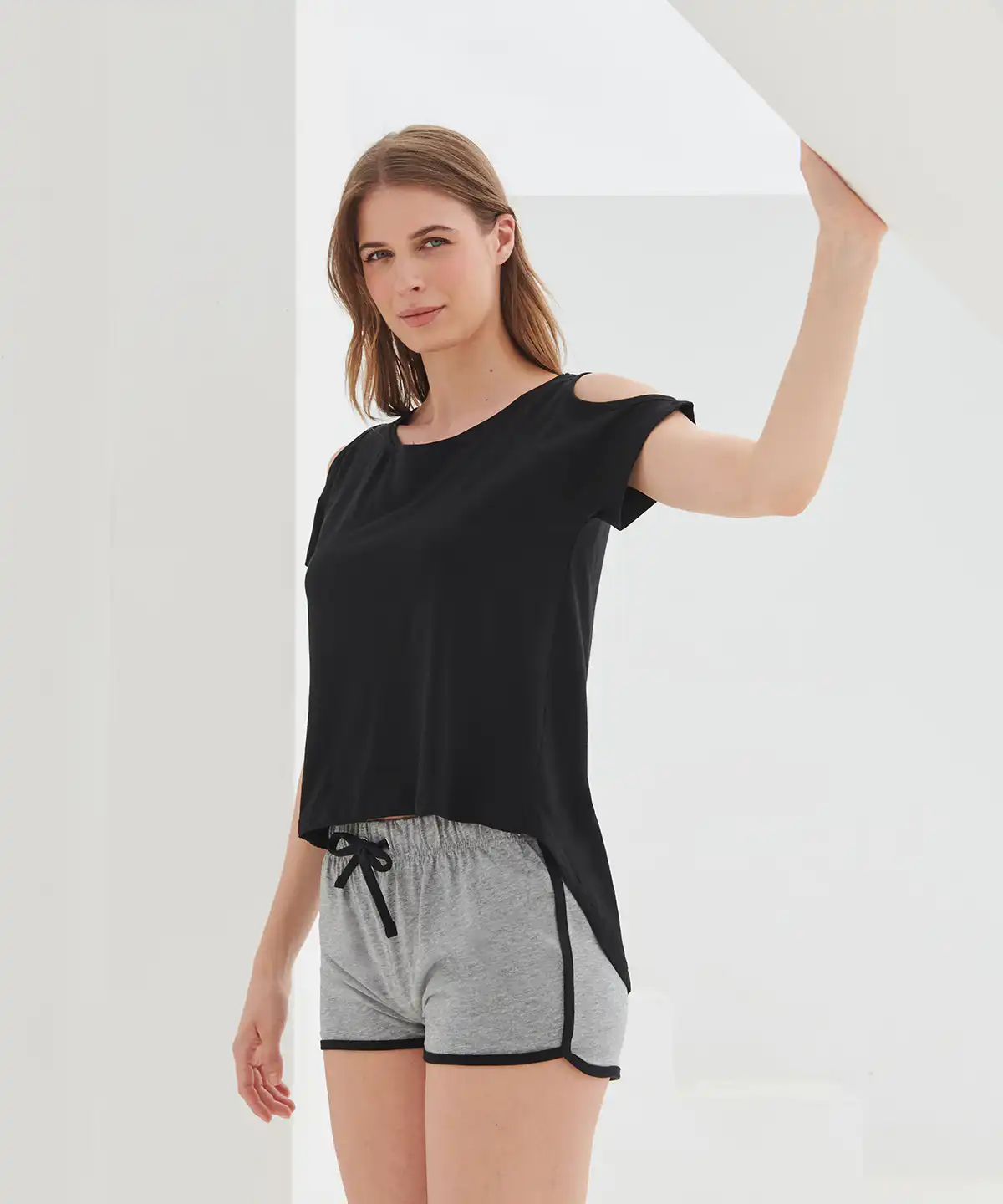 T-shirt with drop detail