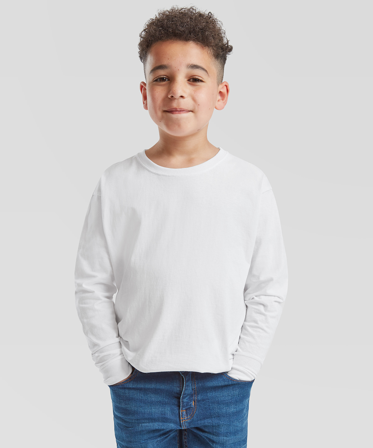 Kids long sleeve valueweight t