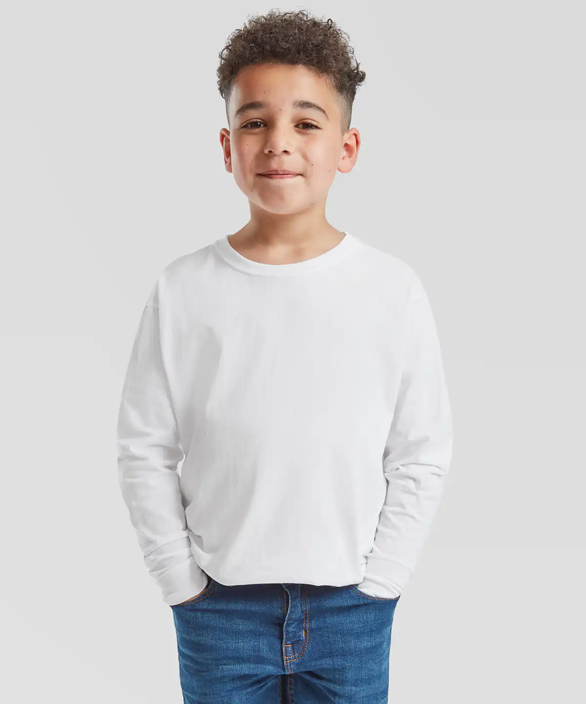 Kids long sleeve valueweight t