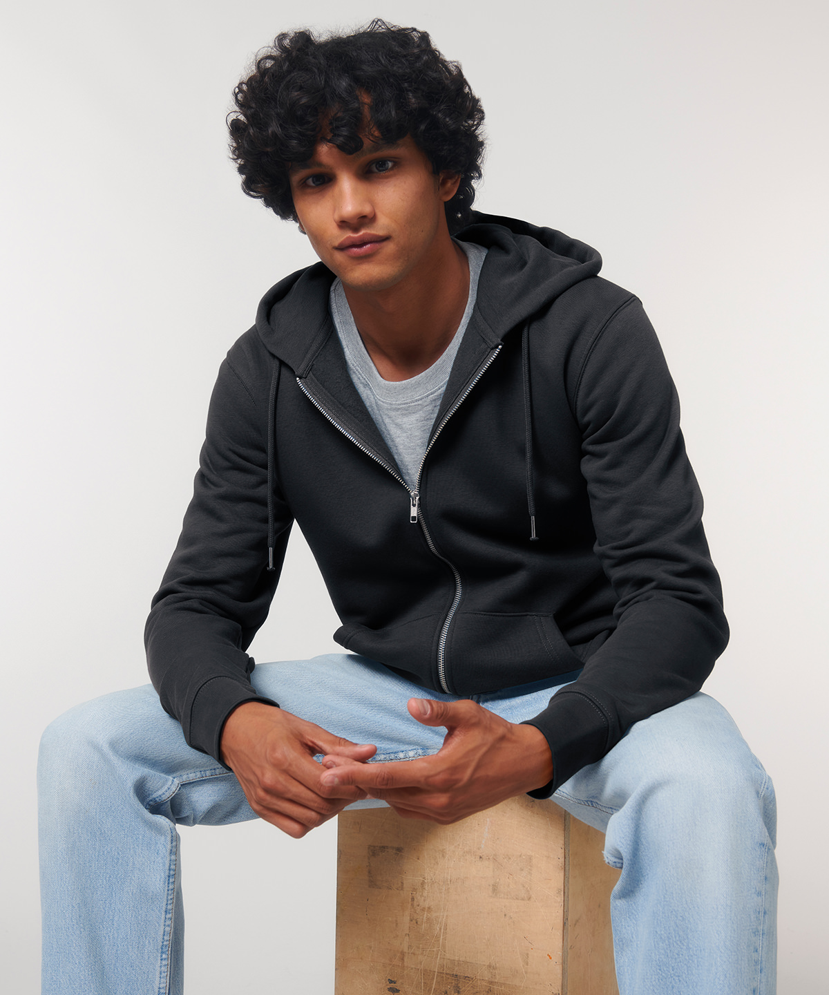 Cultivator, unisex iconic zip-thru hoodie sweatshirt (stsm566)