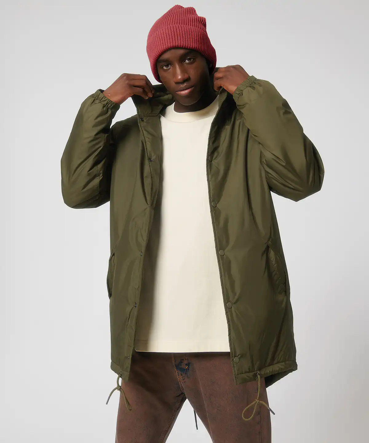 Unisex padded parka jacket (stju841)