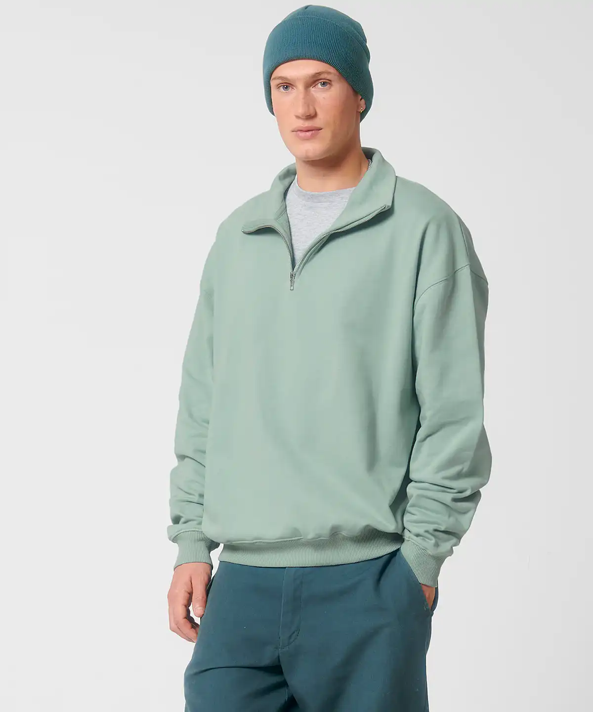 Unisex Miller dry 1/4 zip sweatshirt (STSU795)