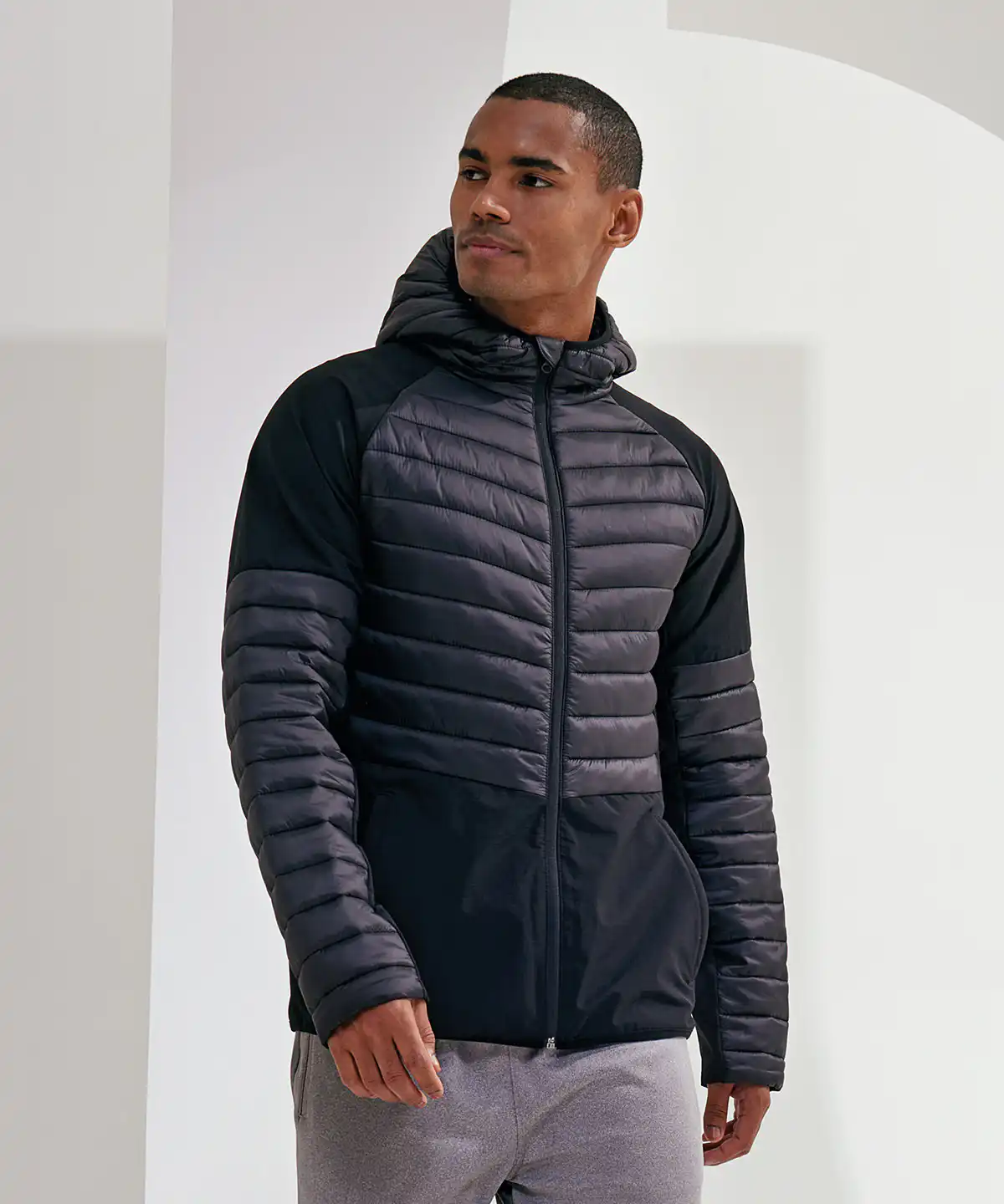 Men’s TriDri® insulated hybrid jacket