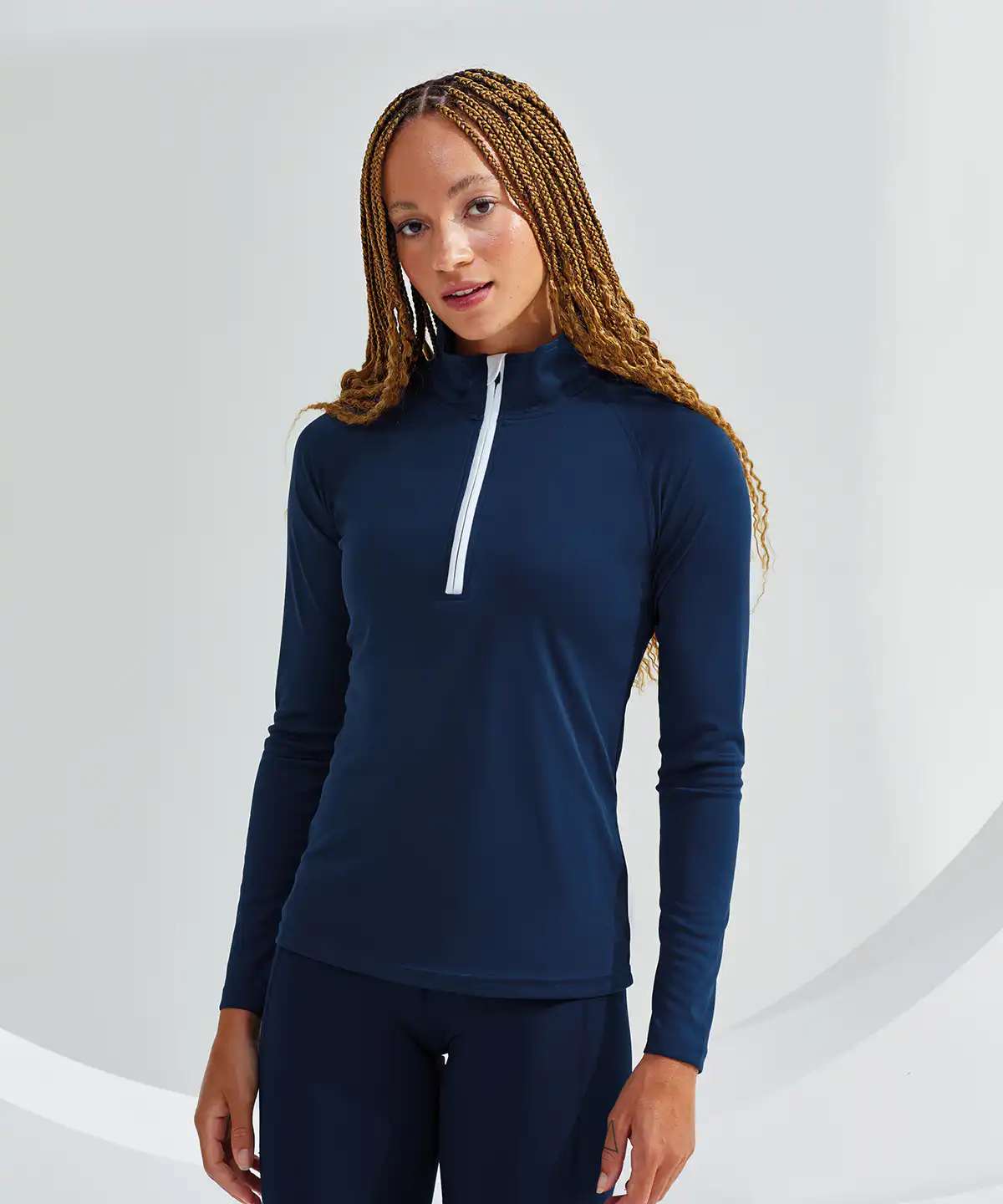 Women’s TriDri® long sleeve performance ¼ zip