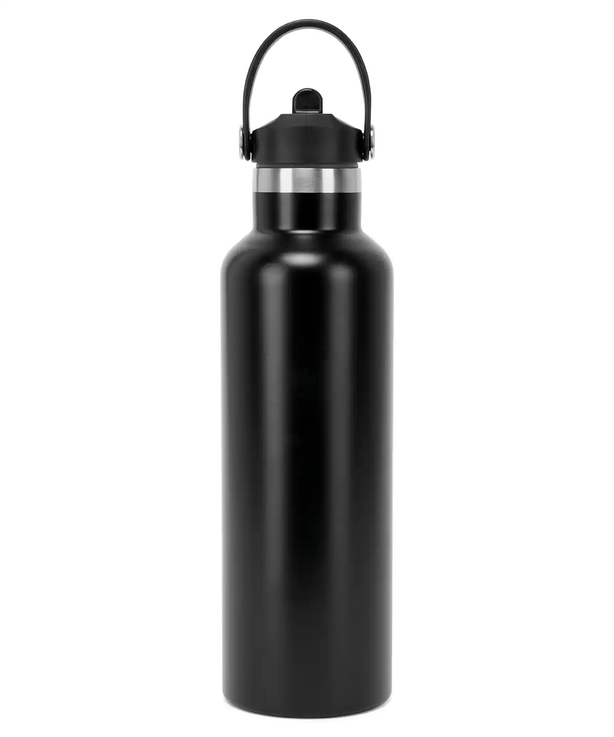 Tridri® vacuum sports water bottle with flip-up straw