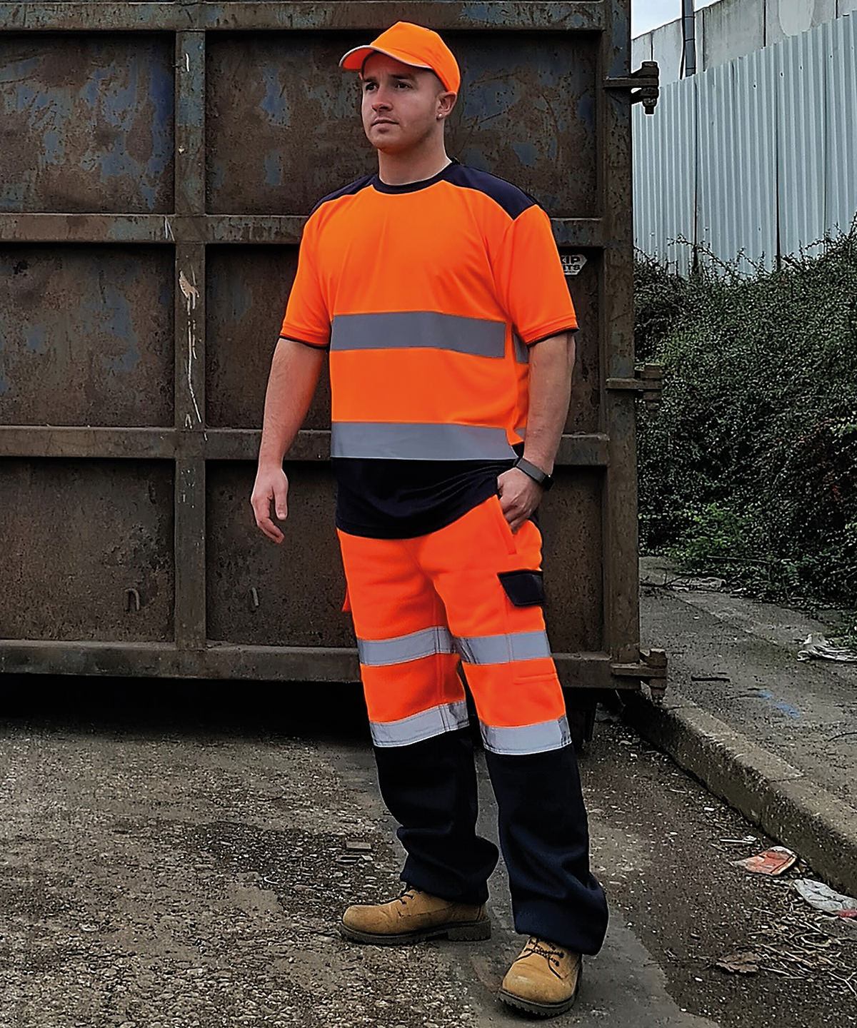 Hi-vis two-tone t-shirt (hvj400)