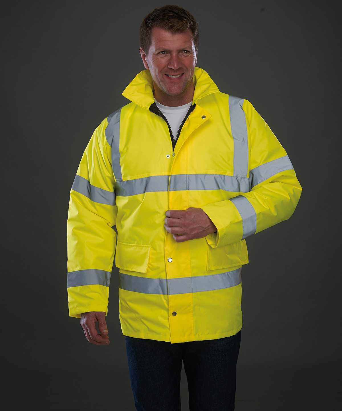 Hi-vis classic motorway jacket (hvp300)
