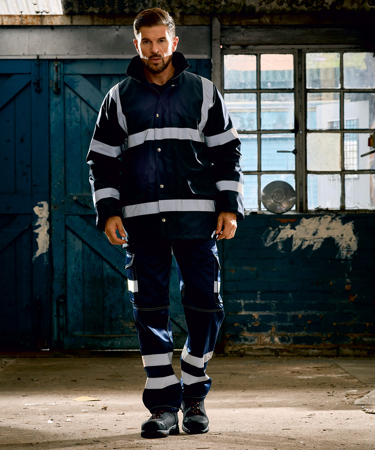 Hi-vis security jacket (hvp301)