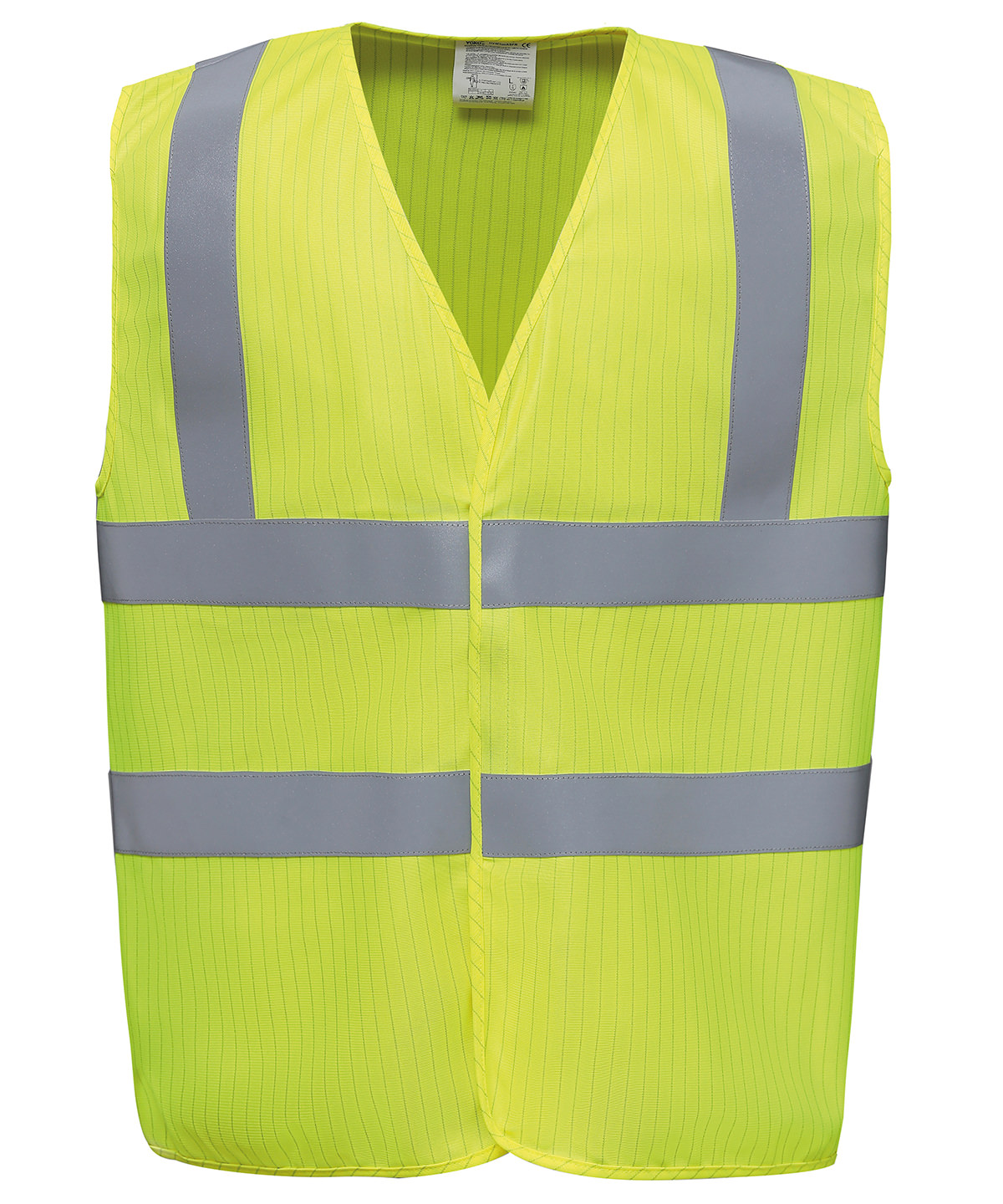 Hi-vis flame-retardant anti-static waistcoat (hvw100asfr)