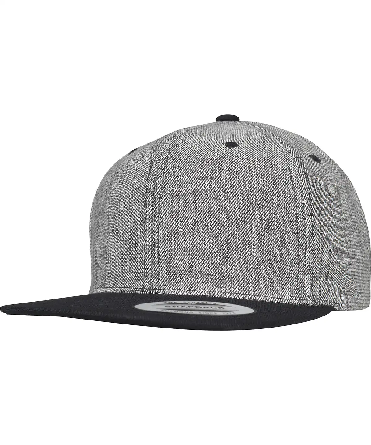 Melange solid snapback (6089ms)