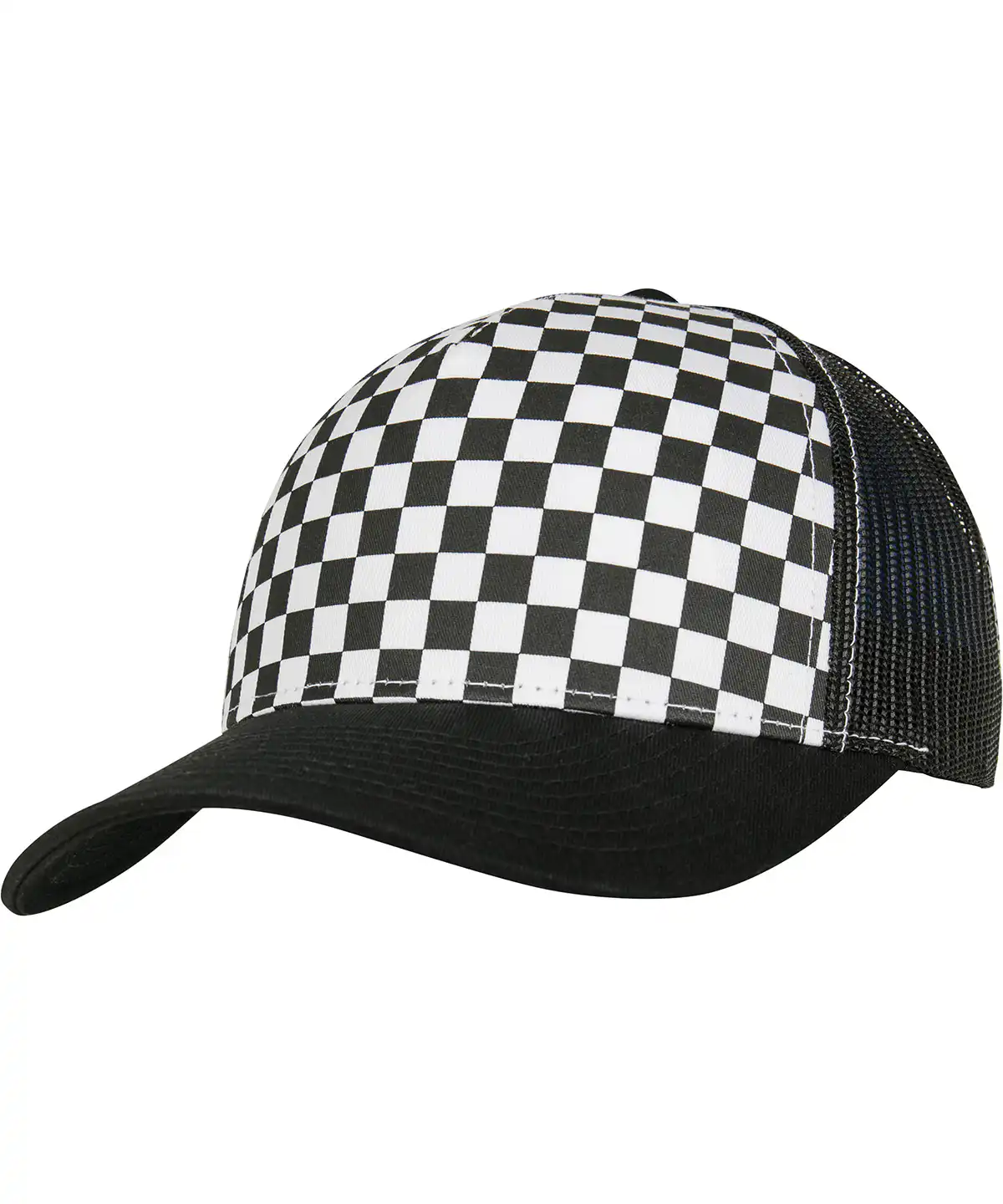 Checkerboard retro trucker (6506cb)