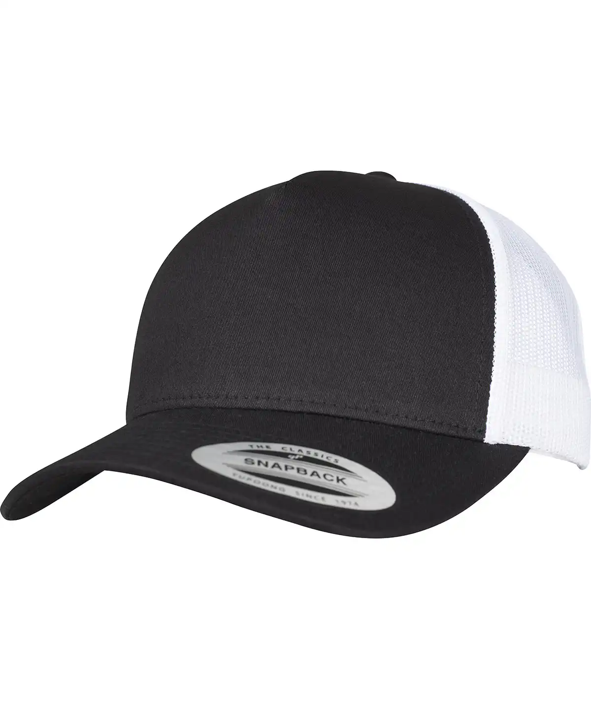 5-panel retro trucker 2-tone cap (6506t)