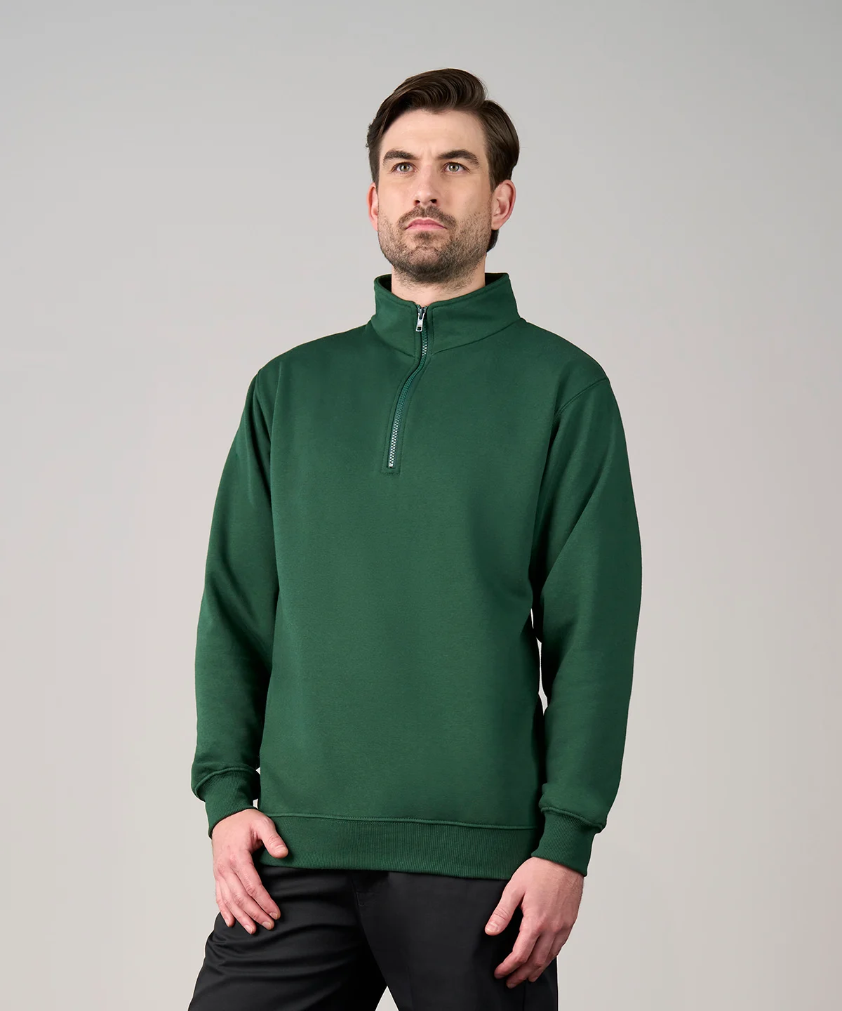 Pro ¼-neck zip sweatshirt