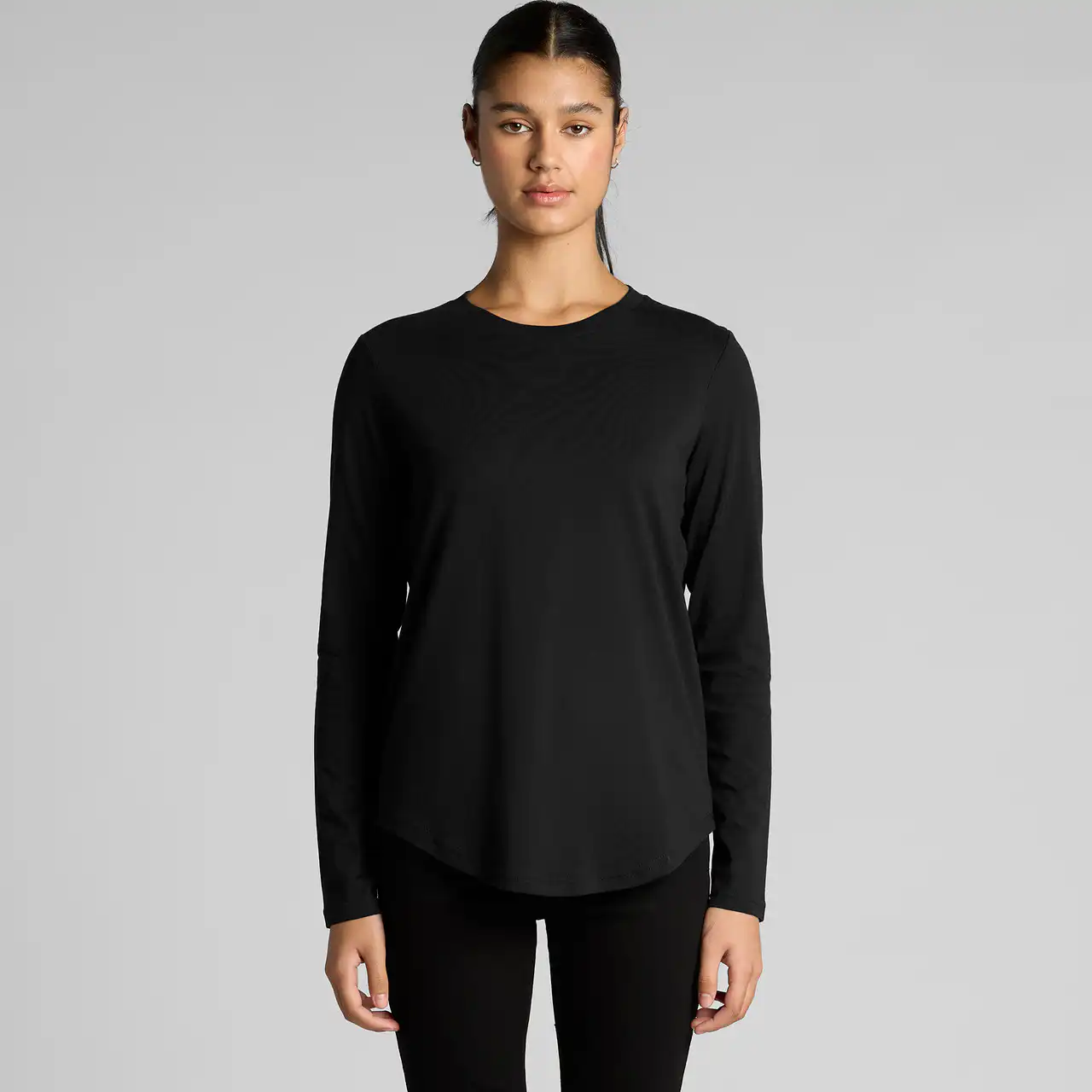 Wo's maple curve l/s tee | 4021