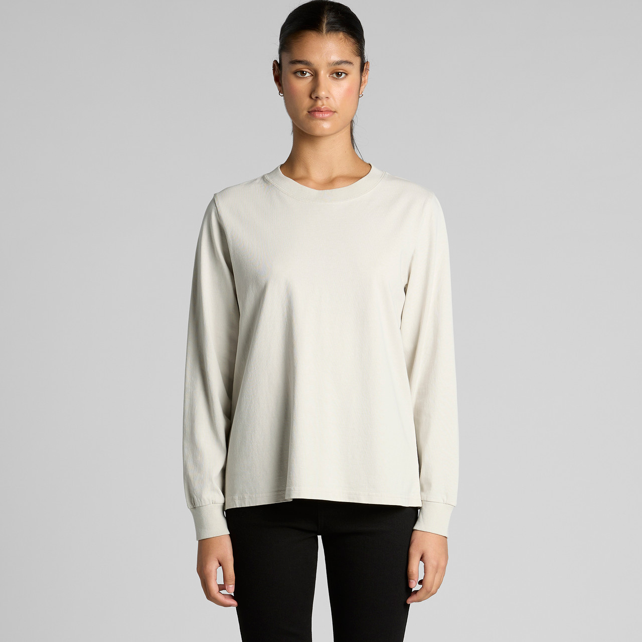 Wo's heavy faded l/s tee | 4083