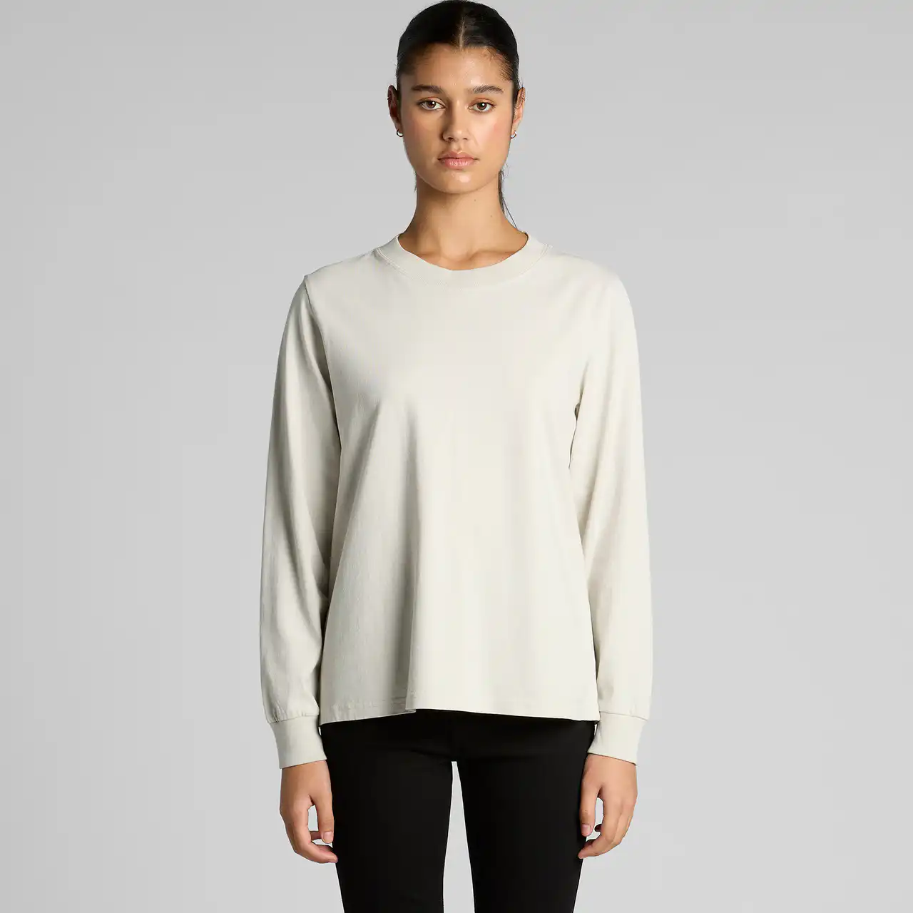 Wo's heavy faded l/s tee | 4083