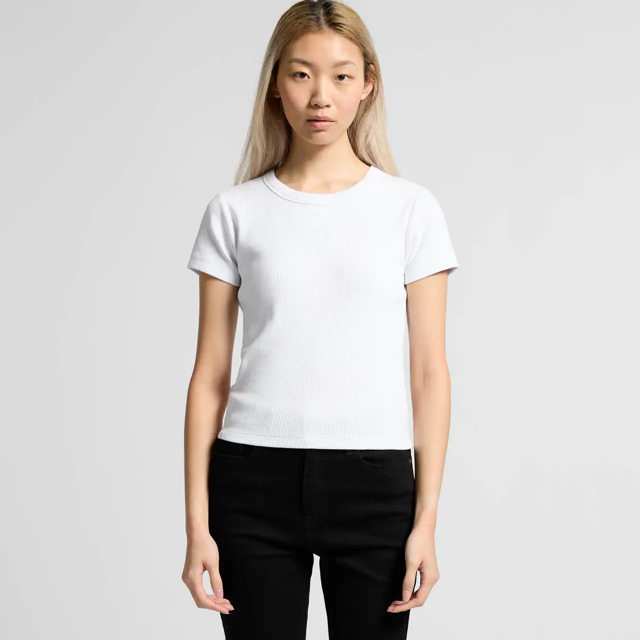 Wo's organic rib tee | 4092g