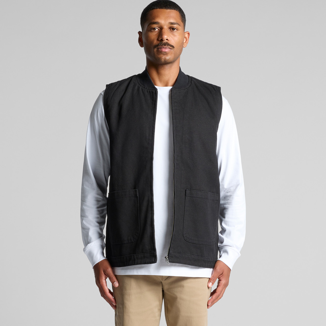 Canvas heavy vest | 5528