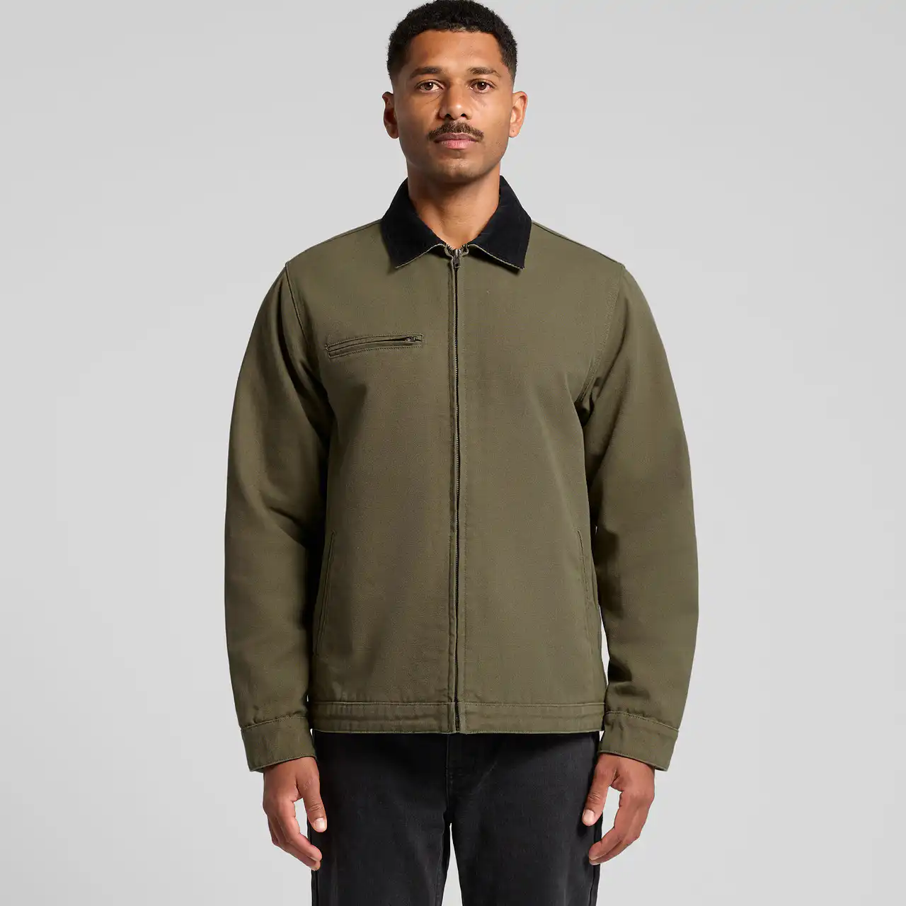 Canvas Cord Collar Jacket | 5533