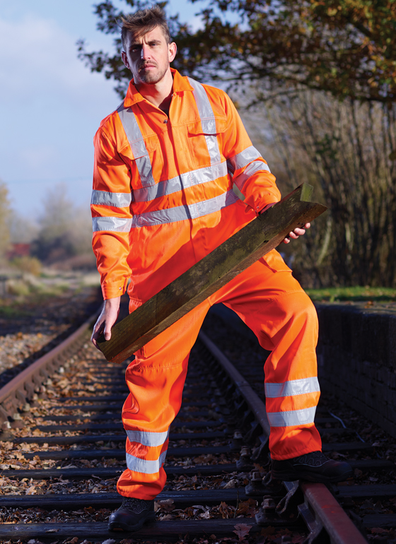 Hi-vis shrike coverall