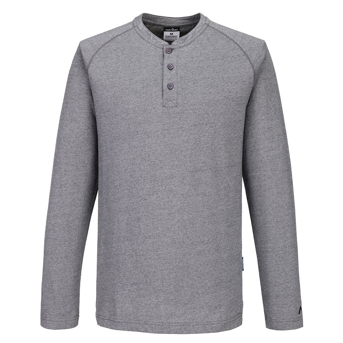 Ka3 henley t-shirt l/s
