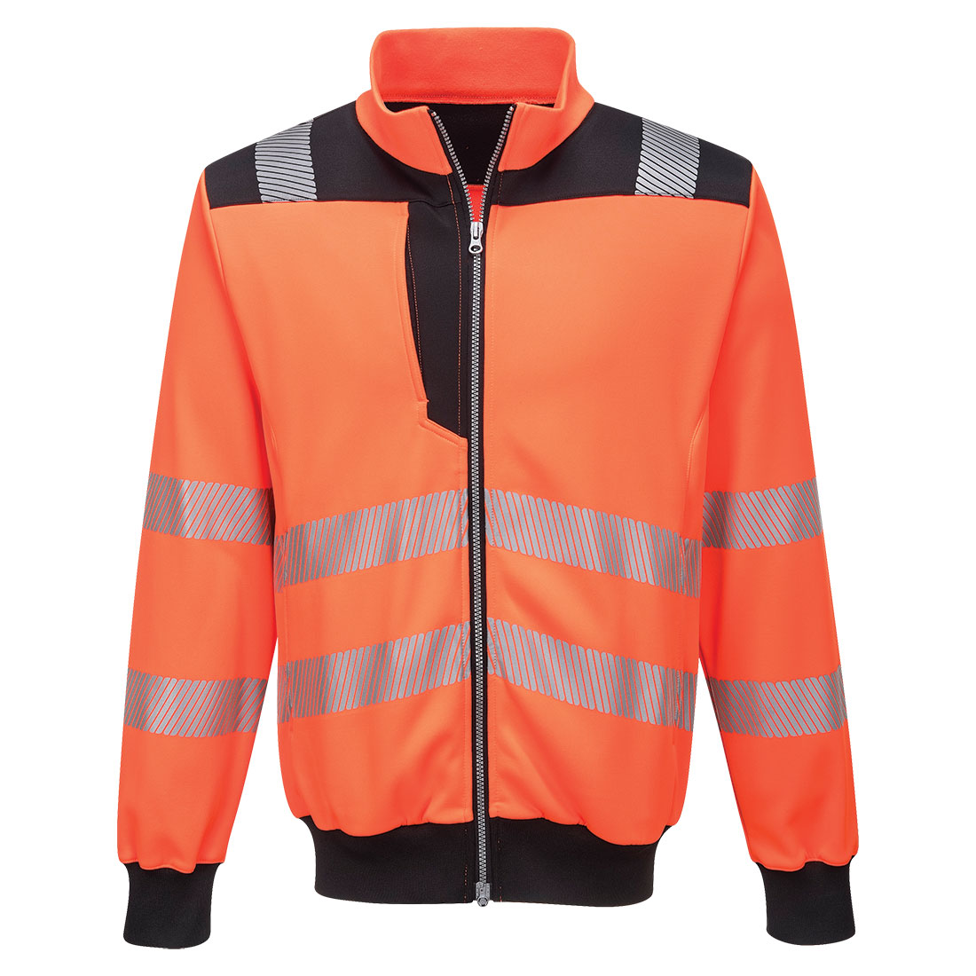 Pw3 hi-vis zip sweatshirt