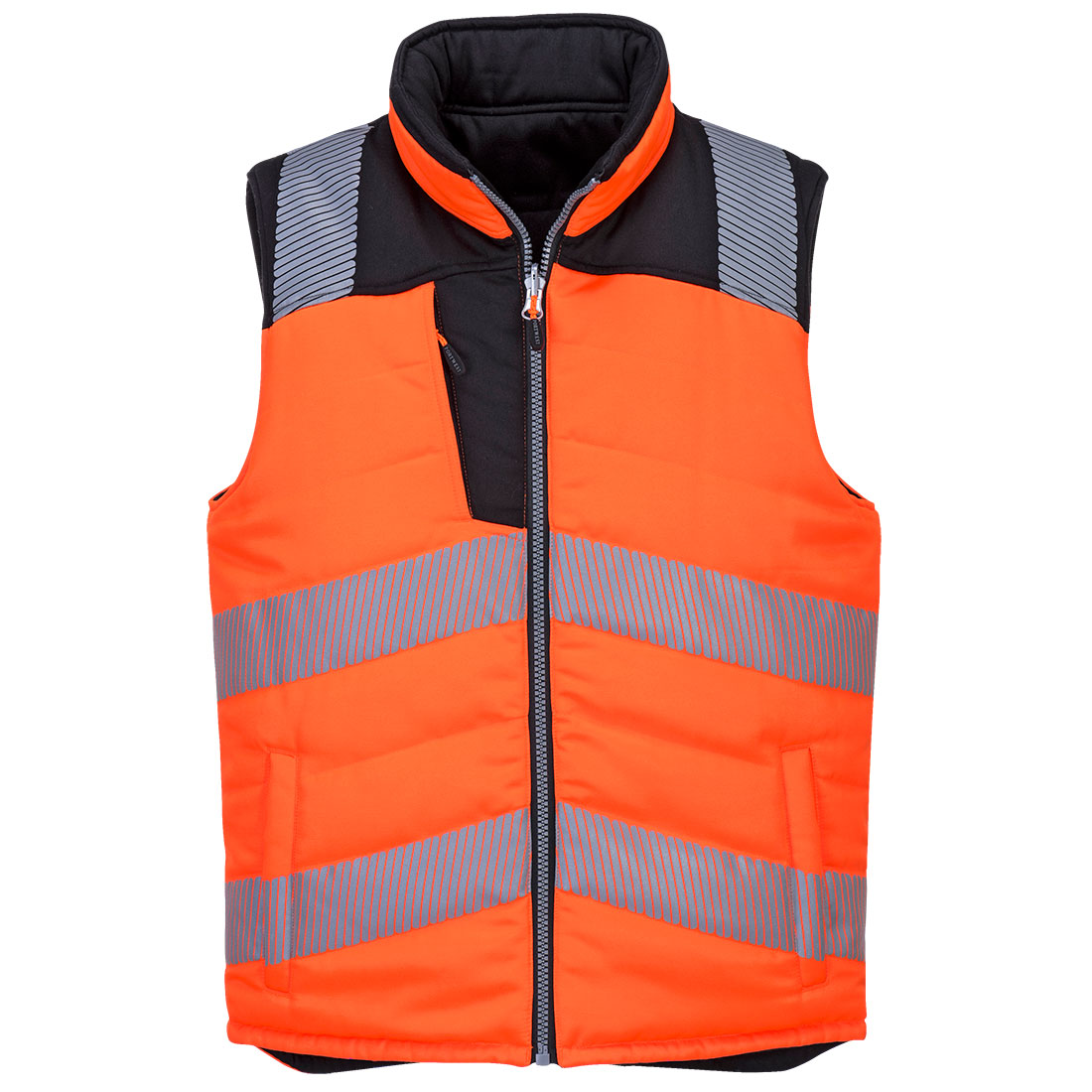 Pw3 hi-vis reversible bodywarmer