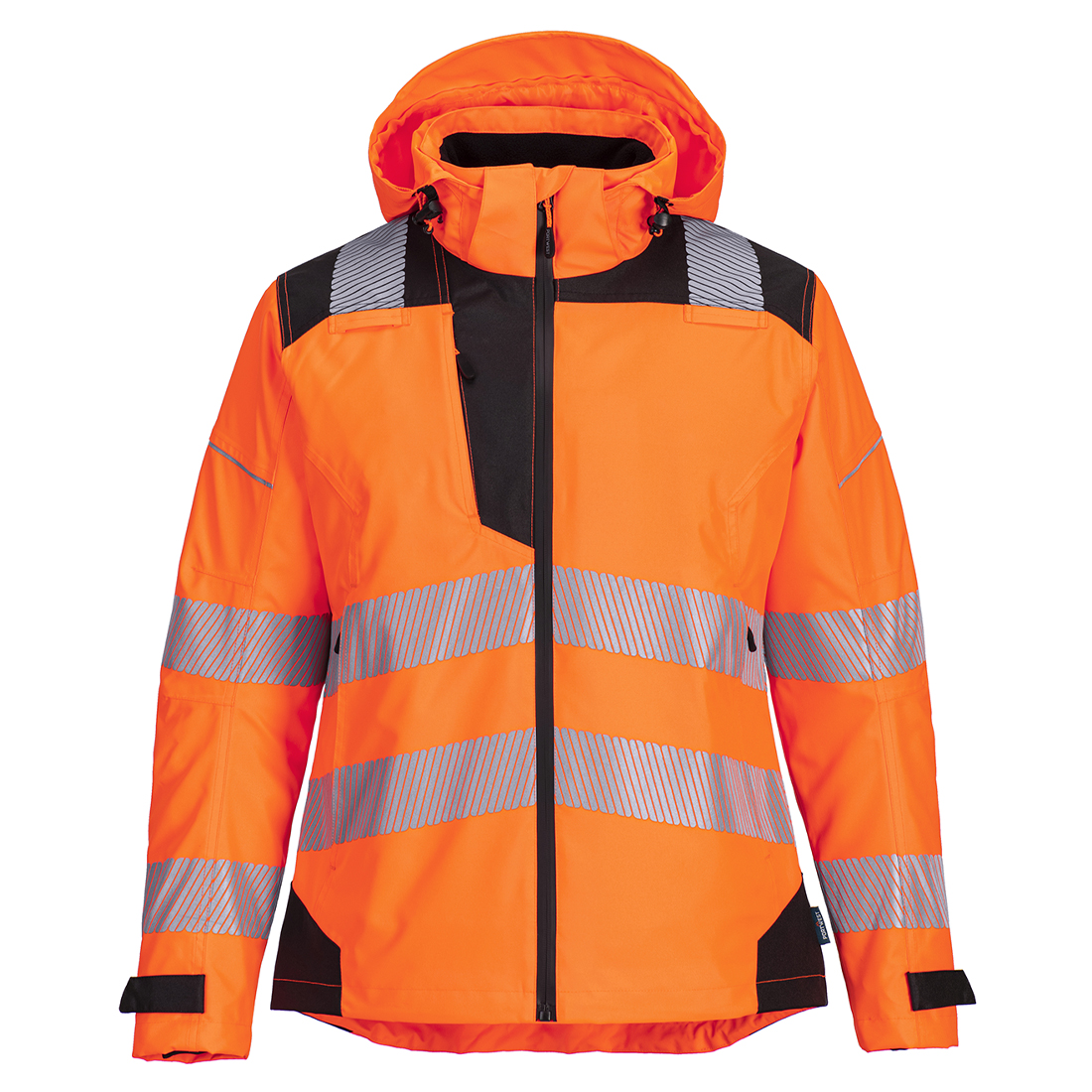 Pw3 hi-vis women's rain jacket