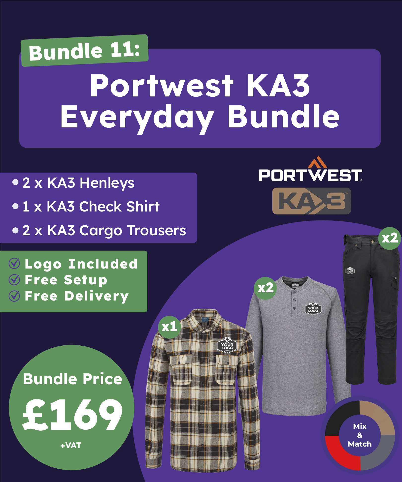 Portwest ka3 everyday bundle